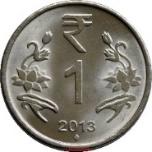1 Rupee - India – Numista