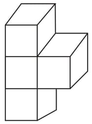 How many cubes are needed to make the below given model?