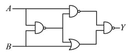 The output of an AND gate is connected to the input of aNOT gate Draw ...