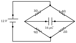 A capacitor of capacitance C and potential V has energy E It is ...