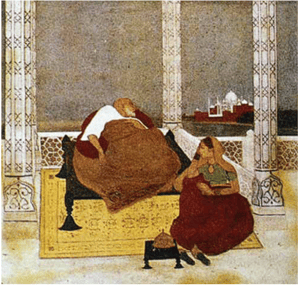 Shahjahan in his last times.