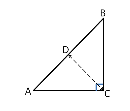 How many lines of symmetry are there in a right angle triangle