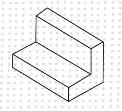 The dimensions of a cuboid are 5 cm, 3 cm and 2 cm. Draw three different isometric  sketches of this cuboid.