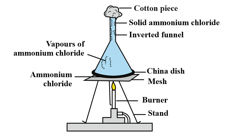 sublimation of naphthalene balls