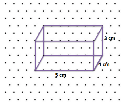 Draw a cuboid of length =5cm , breadth =2cm and height = 3cm on a paper.​ -  Brainly.in