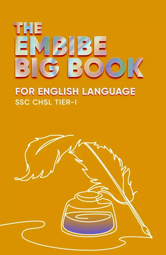 Embibe Big Book for English Language for SSC CHSL Tier-I