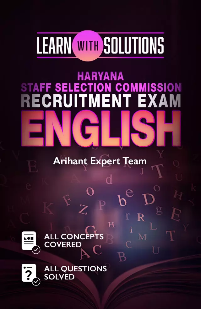 Haryana Staff Selection Commission Recruitment Exam – English