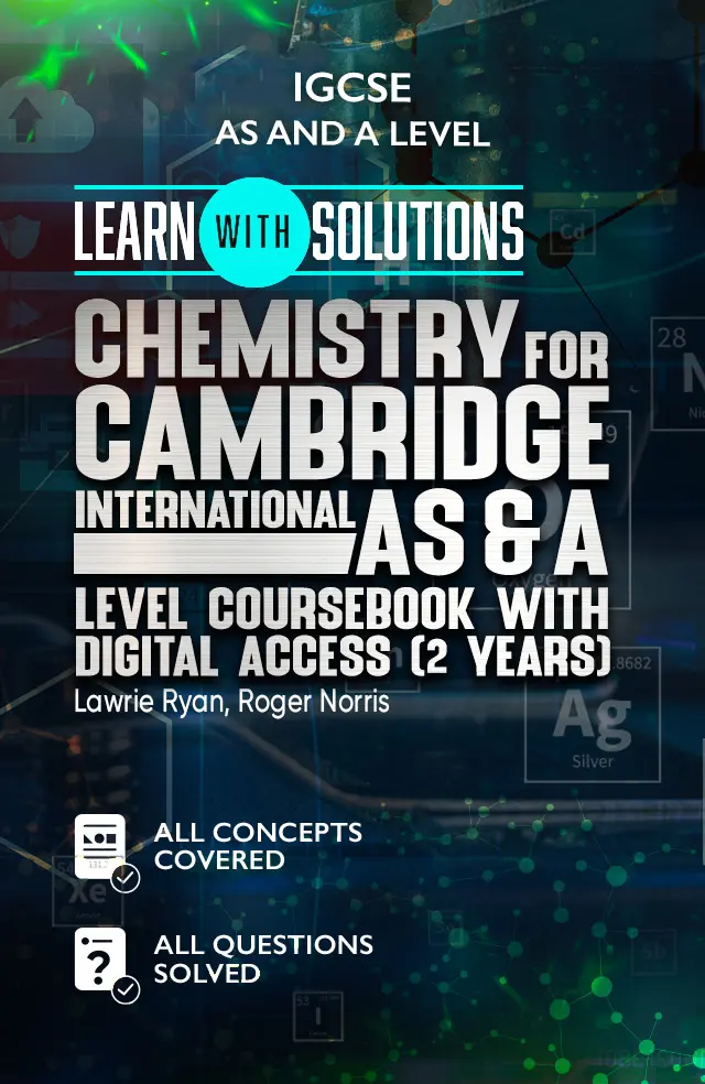 Chemistry for Cambridge International AS & A Level Coursebook with Digital Access (2 Years)