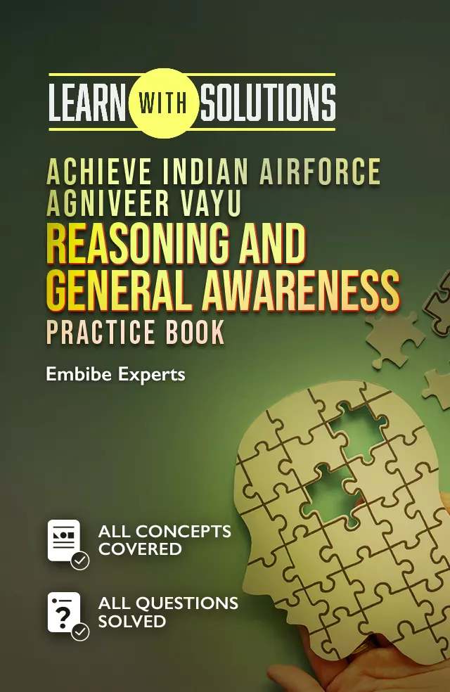 Achieve Indian Airforce Agniveer Vayu Reasoning and General Awareness Practice Book