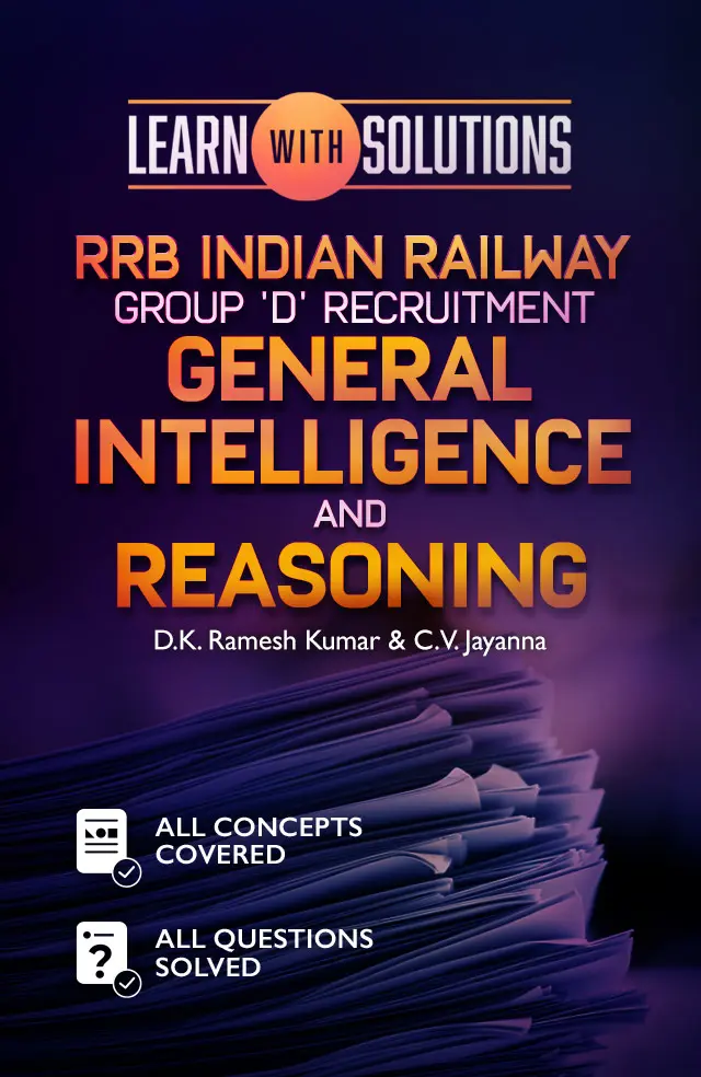 RRB Indian Railway Group ‘D’ Recruitment – General Intelligence and Reasoning