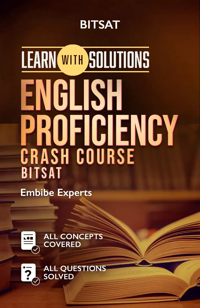 English Proficiency Crash Course BITSAT